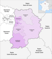 Arrondissements of the Seine-et-Marne department