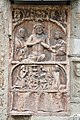 English: Relief gravestone for the parents of Leonhard of Keutschach on the exterior southern wall Deutsch: Reliefgrabstein der Eltern des Leonhard von Keutschach an der südlichen Außenwand