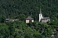 English: Southern view with rectory Deutsch: Süd-Ansicht mit Pfarrhof