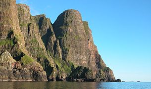 Beinisvørð from the seaside.