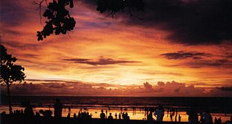 Sunset in Kuta