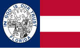 The flag of Florida after declaring secession from the United States in 1861.