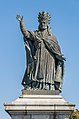 Statue of Sylvester II, inaugurated in 1855, Aurillac, France.