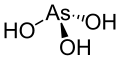 Deutsch: Struktur von Arseniger Säure English: Structure of arsenous acid