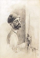   Profil de Toulouse-Lautrec par Michel Manzi 1901