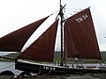 Westward Ho TN 54, a smack from Tórshavn, built in Grimsby, England in 1884.