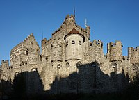 Le château des comtes de Flandre à Gant