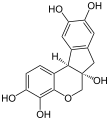 Deutsch: Struktur von Hämatoxylin English: Structure of hematoxylin