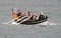 Smyril, a 6-mannafar from Vágs Kappróðrarfelag (Vágur Rowing Club)