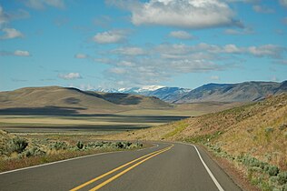 The north flank of Steens Mountain, seen from the Steens Highway