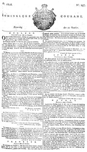 Thumbnail for File:Koninklĳke courant 22-10-1808 (IA ddd 010239591 mpeg21).pdf