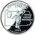 The Pennsylvania State Quarter.