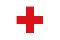 Red Cross - Distinctive Emblem - "A red frame in the shape of a square on edge on a white [back]ground"[a]