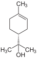 Deutsch: Struktur von (R)-(+)-alpha-Terpineol English: Structure of (R)-(+)-alpha-Terpineol