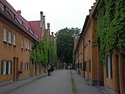 A street in the Fuggerei