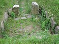 English: A tomb with an open chamber in Gyeongju, North Gyeongsang province, South Korea 한국어: 대한민국 경상북도 경주시 묘자리 사진