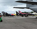 Kemble Air Day 2004, 2 Hawks on the right