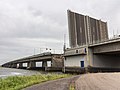 Geopende Ketelbrug (Flevoland)