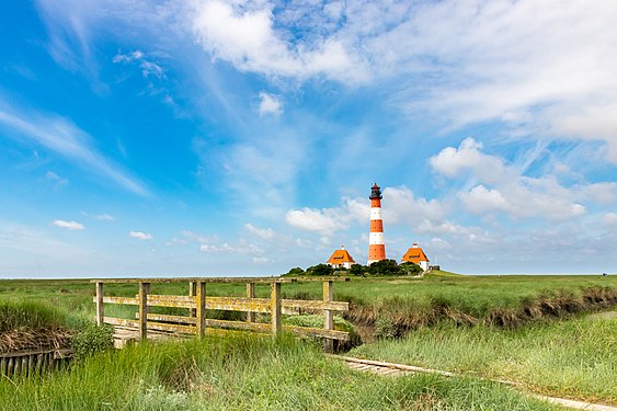 Der Leuchtturm Wetserheversand - Stockenstieg