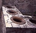 market stall at Pompeij