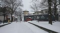 Ustka, Promenada Nadmorska zimą