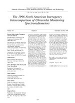 Thumbnail for File:The 1996 North American Interagency Intercomparison of Ultraviolet Monitoring Spectroradiometers (IA jresv103n5p449).pdf