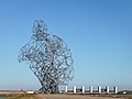 Exposure ('De hurkende man') Kunstwerk van Antony Gormley.