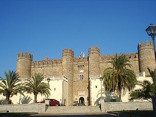 Fachada occidental del palacio