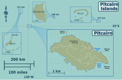 Pitcairn Islands travel map