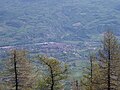 View from Monte Penice, the highest mountain nextby