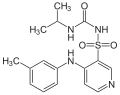 Deutsch: Struktur von Torasemid English: Structure of Torasemide