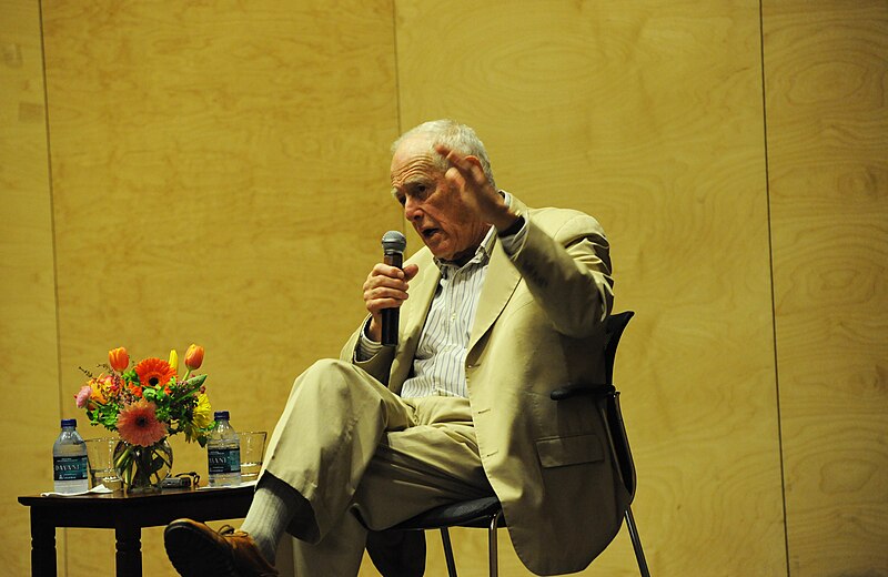 File:James Salter at Tulane seated.jpg