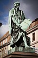 Statue of Gutenberg, inaugurated in 1840, Strasbourg, France.