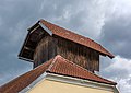 English: Hipped roofs of farm buildings Deutsch: Walmdächer von Wirtschaftsgebäuden