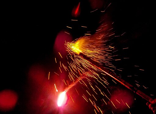 Chemistry and pyrotechnics, the colors of fireworks