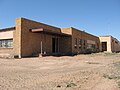 An abandonded elementary school building in Tucumcari, New Mexico