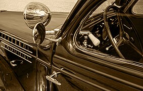 Black 1937 Volvo PV 51 in Lysekil 7 sepia