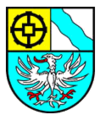 Deutsch: Wappen des Ortsteils Waldmühlbach English: Coat of arms of the Waldmuehlbach district