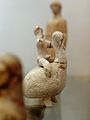 Ithyphallic male figurine on a bird, 700-600 BC