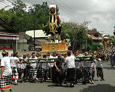 Ubud Cremation Procession