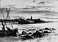 Roscoff vers 1900 (lithographie d'Albert Robida).