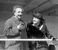 Einstein with his wife Elsa