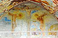 English: Late Gothic fresco from 1523 of the Crucifixion of Christ at the loggia`s north wall Deutsch: Spätgotisches Fresko der Kreuzigung Christi aus 1523 an der Loggia-Nordwand