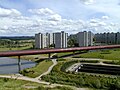 Bridge between stations Lužiny a Hůrka.