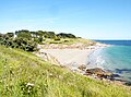 L'entrée de l'Anse de Rospico vue de l'ouest (depuis les falaises d'Ar Hrank).