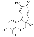 Deutsch: Struktur von Hämatein English: Structure of hematein