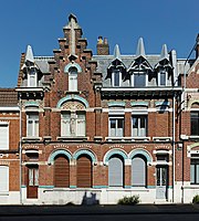 Maisons jumelles, rue Pasteur, à Mons-en-Barœul