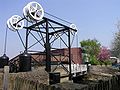 Photo of the Windlass Lifting Bridge at Turnbridge, Huddersfield - This bridge allows vehicular traffic to cross the canal from St Andrews road to the rear of the sports centre