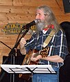 Hanus G. Johansen, a Faroese folk musician and singer and guitar player.