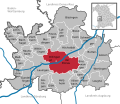 Lage im Landkreis Dillingen an der Donau/in Bayern